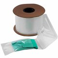 Lavex 7'' x 8'' 2 Mil Clear Polyethylene Auto Style Pre-Opened Bag on a Roll, 1250PK 130A07082C